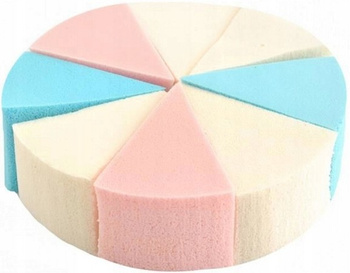 Latexová podkladová make-up houbička Sada 8 ks