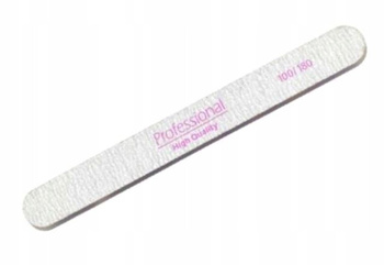 Profesionální manikúra rovný pilník Zebra 100/180