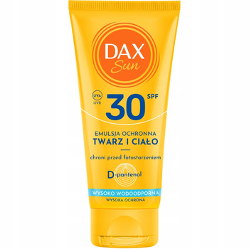 Dax Sun voděodolná emulze na obličej a tělo High Protection SPF 30 50 ml
