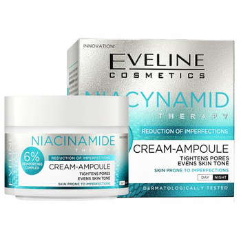 Eveline Niacinamide Therapy Krém na obličej Zužující póry Denní Noční 50 ml