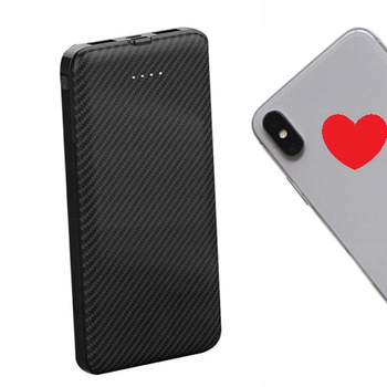 CoolStaff PowerBank PB-053 Slim 2000mAh 3x USB C 1x MicroUSB svítilna