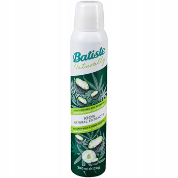 Batiste Naturally Dry Hair Shampoo Kokosové mléko Konopný olej 200 ml