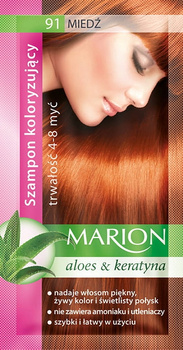 Marion Shampoo Coloring Shampoo 91 Copper Rudy 4-8 Wash