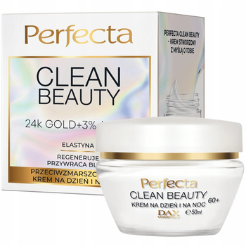 Perfecta Clean Beauty pleťový krém proti vráskám s Elastinem 60+