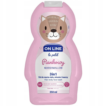 On Line Le Petit tělový mycí gel, vlasy, obličej, děti 1+ pěna 350 ml