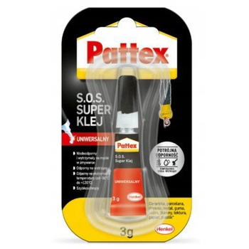 Pattex S.O.S. Super instantní lepidlo Mega Strong Universal 3g