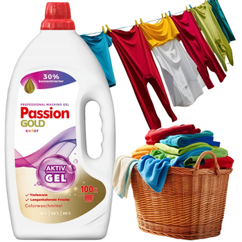 Passion Gold Color Aktiv Gel Colored Laundry Gel 100 pracích 4L