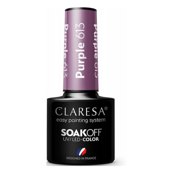 Claresa Hybridní lak na nehty Purple 613 5g