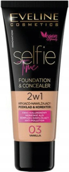 Eveline Selfie Time Moisturizing Covering Foundation 2v1 03 Vanilla