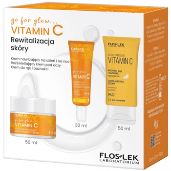 Floslek Vitamin C Revitalizační sada krémů na obličej, oči a ruce