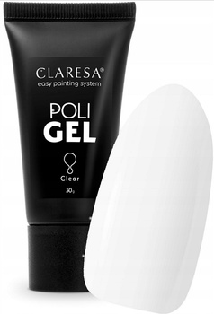 Claresa Poli Gel Akrylový Builder Clear 30g
