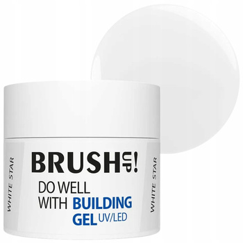 Brush Up! Stavební gel UV/LED White Star 12g