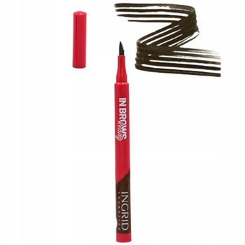 Ingrid In Brows Ready Precise Eyebrow Marker Pen Dark Brown 03 Dark