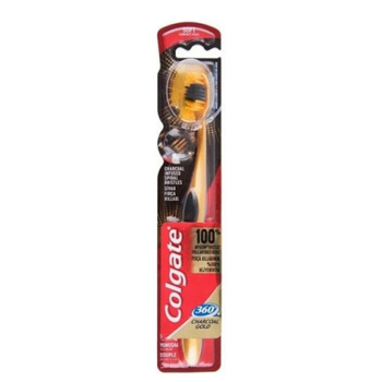 Zubní kartáček Colgate 360 ​​Charcoal Gold Gold Soft