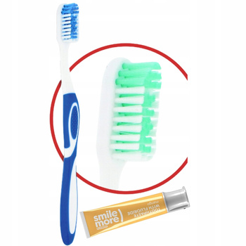 Střední cestovní sada Wellbee Classic zubní kartáček se zubní pastou a pouzdrem