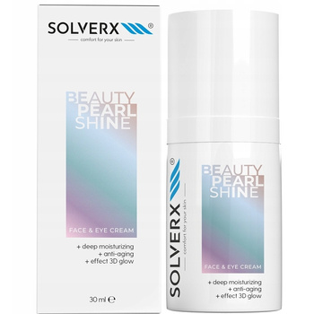 Solverx Beauty Pearl Shine rozjasňující krém na obličej a oči 30 ml