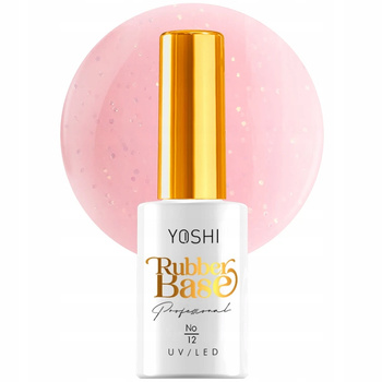 Yoshi Hybrid Rubber Base Pink with Particles č. 12 10ml