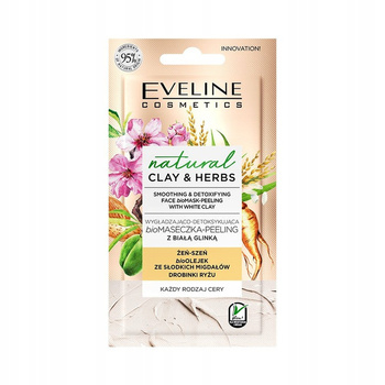Slupovací maska Eveline Natural Clay&Herbs
