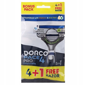 Dorco Pace4 Pro Razor 4 Blades 5 ks