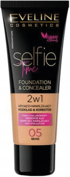 Eveline Selfie Time Moisturizing Covering Foundation 2v1 05 Beige