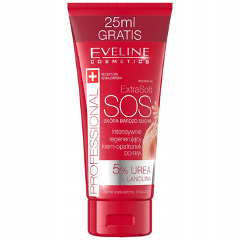 Eveline Extra Soft SOS regenerační krém na ruce Lanolin Glycerin 100 ml