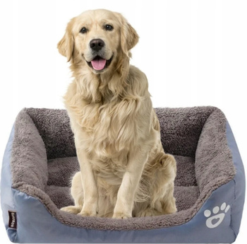 eCarla XL postel Cat Psí postel Plyšová měkká voděodolná 80x65x17 cm