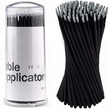 eVanda Micro Fiberless Aplikátory na prodlužování řas v 1mm tubě x 100 ks