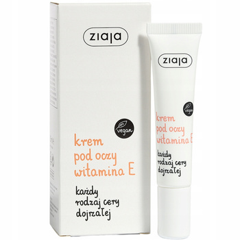 Ziaja Lehký hydratační oční krém s vitamínem E pro zralou pleť 15 ml