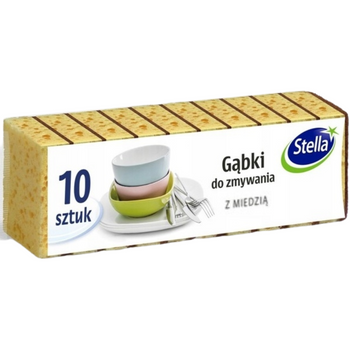 Stella Houby na mytí nádobí s mědí, velké, 10 ks