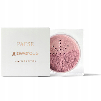 Paese Glowerous sypký rozjasňovač na obličej a tělo Pink 01 Rose 5g