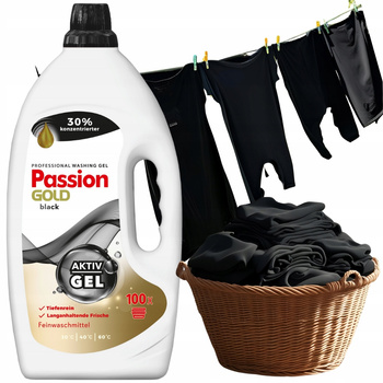 Passion Gold Black Aktiv Gel Black and Dark Laundry Gel 100 pracích 4L