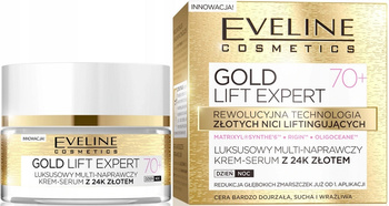 Krémové sérum Eveline GOLD LIFT EXPERT 24k zlato 70+